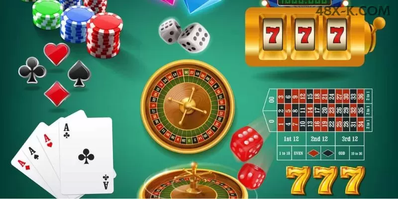 Roleta e blackjack 48x